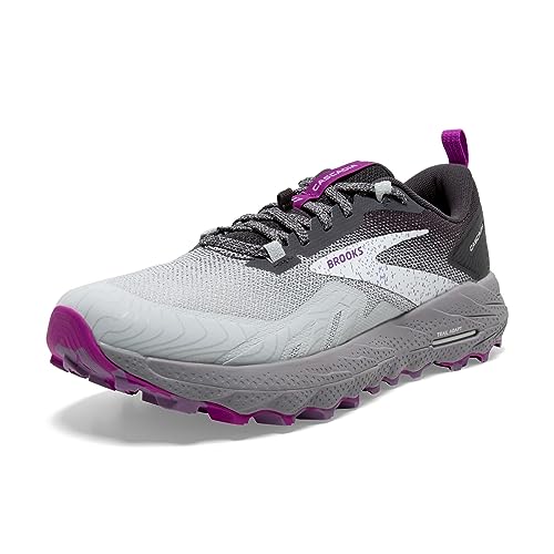Brooks Cascadia 17, Trampki damskie, Oyster/Blackened Pearl/Purple, 37.5 EU, Oyster Blackened Pearl Purple, 37.5 EU