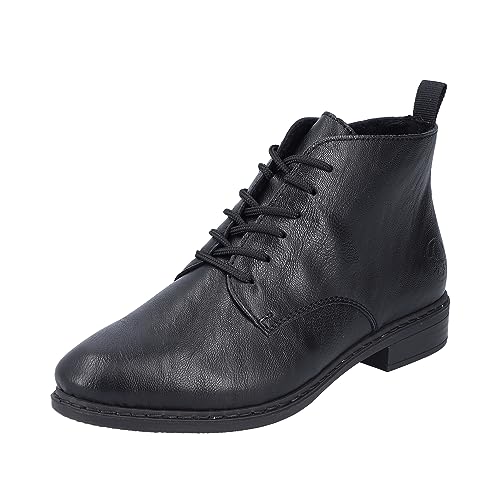 Rieker Damskie 71671 krótkie kozaki, czarny, 41 EU