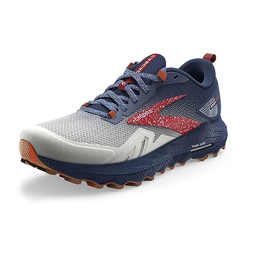 Brooks Cascadia 17, Trampki damskie, White/Navy/Bittersweet, 40 EU, White Navy Bittersweet, 40 EU