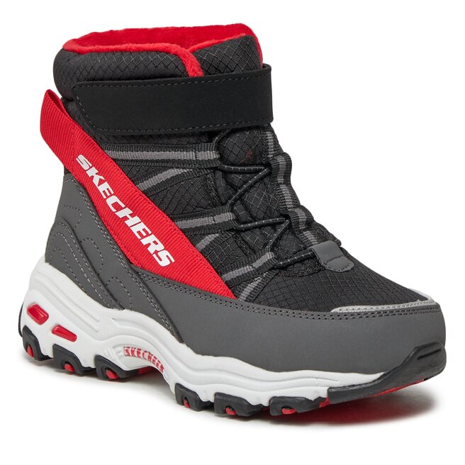 Kozaki Skechers D'Lites 660092L/BKRD Black