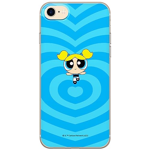 ERT GROUP etui na telefon Iphone 7/8/ SE 2/ SE 3, case oryginalny i oficjalnie licencjonowany przez The Powerpuff Girls, wzór The Powerpuff Girls 006, optymalnie dopasowane, plecki z TPU