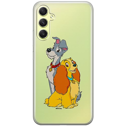 ERT GROUP etui na telefon Samsung A34 5G, case oryginalny i oficjalnie licencjonowany przez Disney, wzór Lady and the Tramp 003, optymalnie dopasowane, plecki z TPU częściowo przeźroczyste