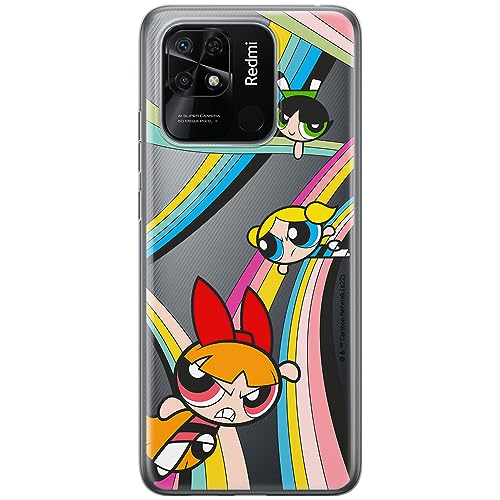 ERT GROUP etui na telefon Xiaomi REDMI 10C, case oryginalny i oficjalnie licencjonowany przez The Powerpuff Girls, wzór The Powerpuff Girls 020, plecki z TPU częściowo przeźroczyste
