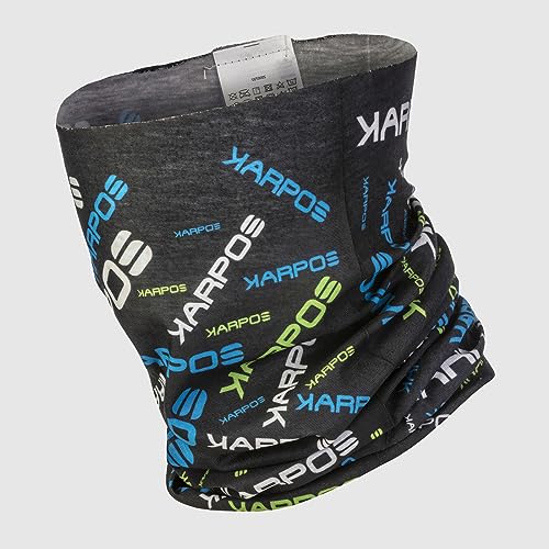 Karpos 2500732-070 Neck W. Lekka Czapka Unisex Czarny/Indygo/Zielony Fluo Rozmiar Uni-Uni-Rozmiar