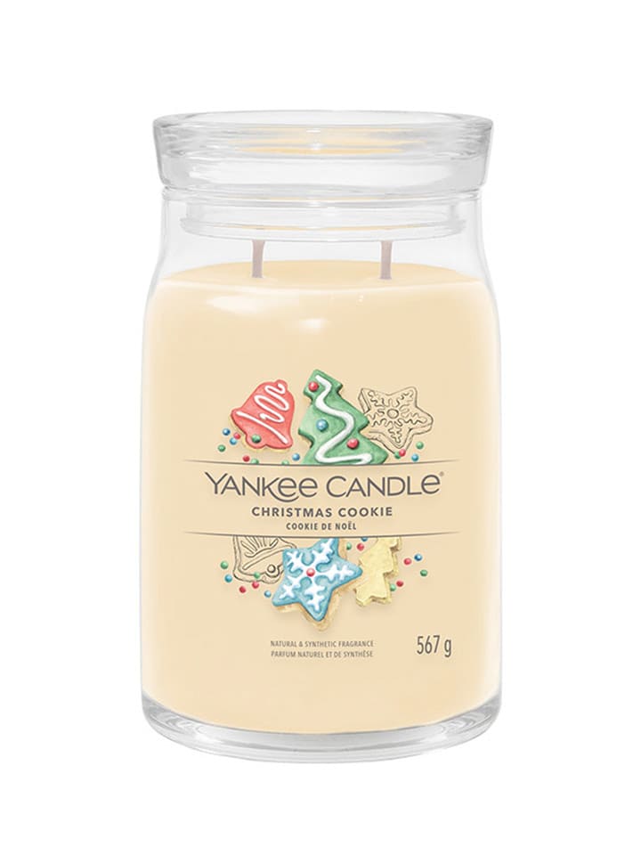 Yankee Candle Duża świeca zapachowa - Christmas cookies - 567 g