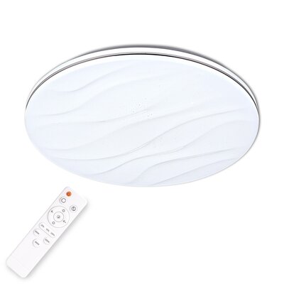Polux Plafon LAMPA sufitowa DESERT 310798 okrągła OPRAWA LED 24W 2700-6500K biały 310798