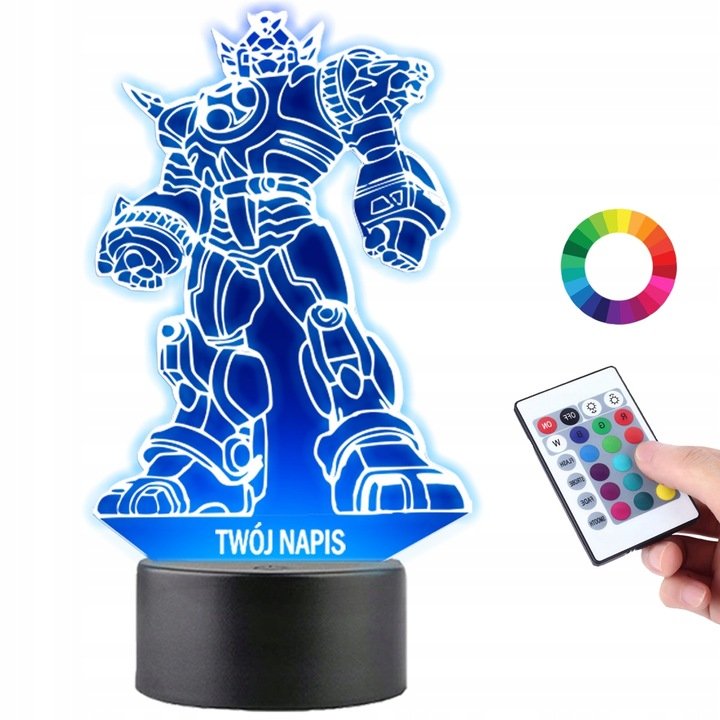 Lampka Na Biurko Transformers 16 Kolorów Led Plexido