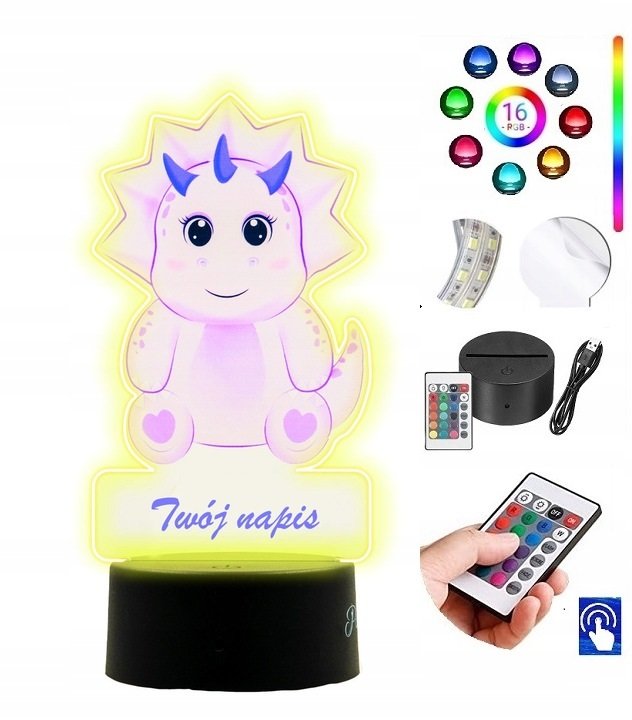 Lampka na biurko Dinozaur Park Jurajsk LED PLEXIDO