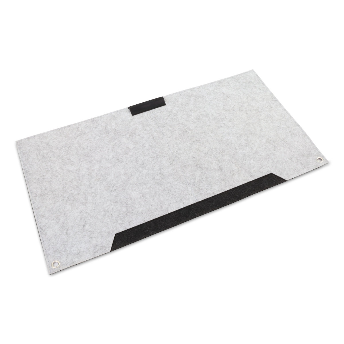 Mata biurkowa filcowa 62x33 cm - podkładka na biurko lub podkładka pod myszkę XXL z przegródką na dokumenty.