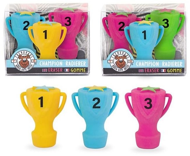 TRENDHAUS, Gumka Do Ścierania Puchar 3Szt