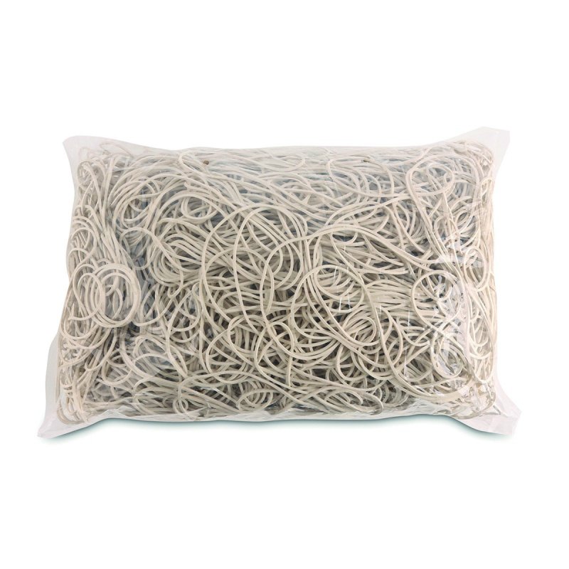 OFFICE PRODUCTS, Gumki Recepturki OFFICE PRODUCTS,  Średnica 100Mm 1000G Zgrzewka Białe