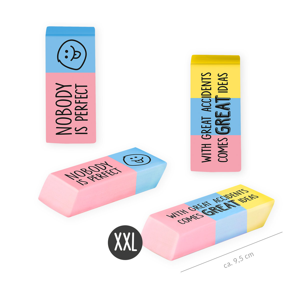 TRENDHAUS, Guma Do Ścierania Xxl 1Szt Mix Wzorów