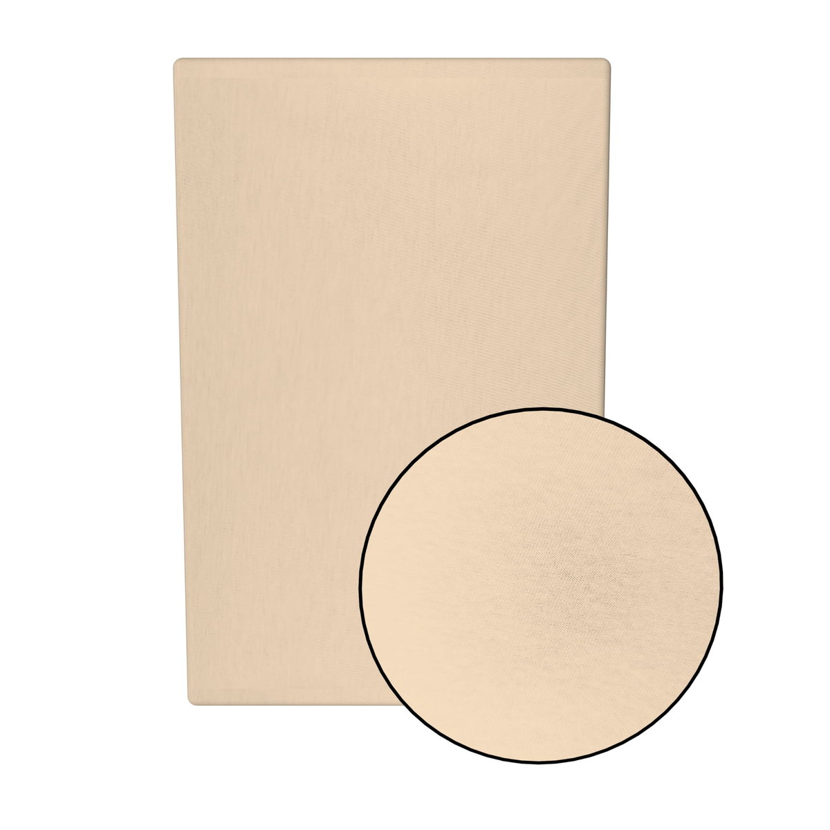 Czas Bobasa 2 Prześcieradło Jersey Z Gumką Do Chicco Next2Me 50X82 Beżowe