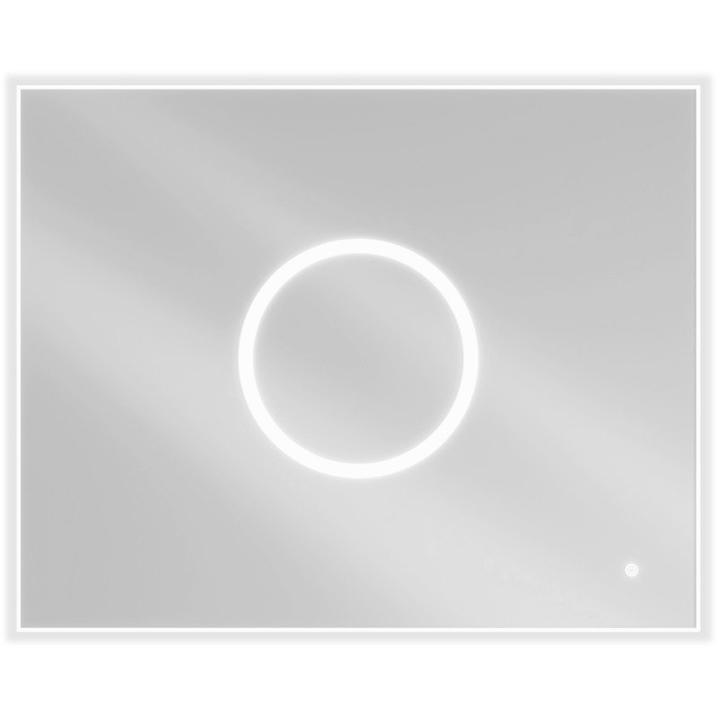 Mexen Koga lustro łazienkowe podświetlane 100 x 80 cm, LED 6000K, antypara