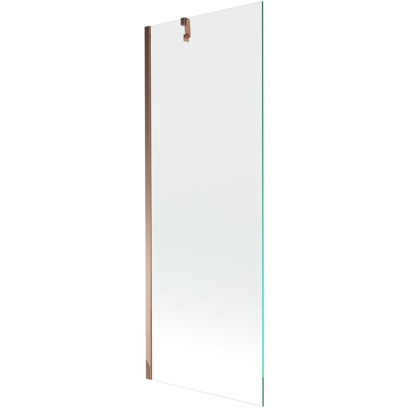 Mexen Next parawan nawannowy 1-skrzydłowy 70 x 150 cm, transparent, różowe złoto