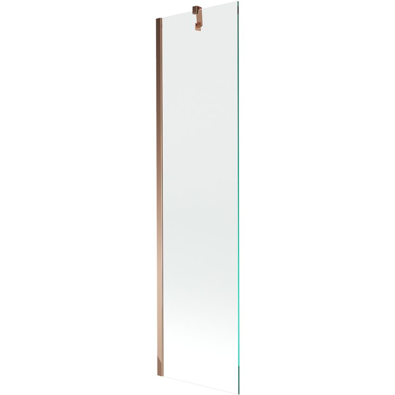 Mexen Next parawan nawannowy 1-skrzydłowy 50 x 150 cm, transparent, różowe złoto