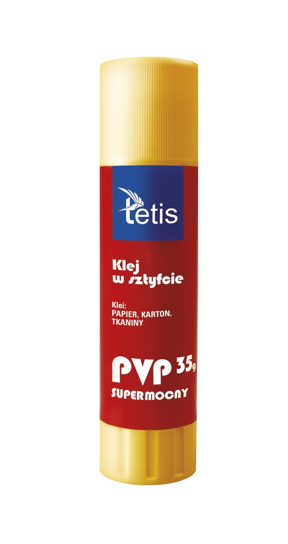 Tetis, Klej W Sztyfcie Typu Pvp 35G Paczka 12 Sztuk