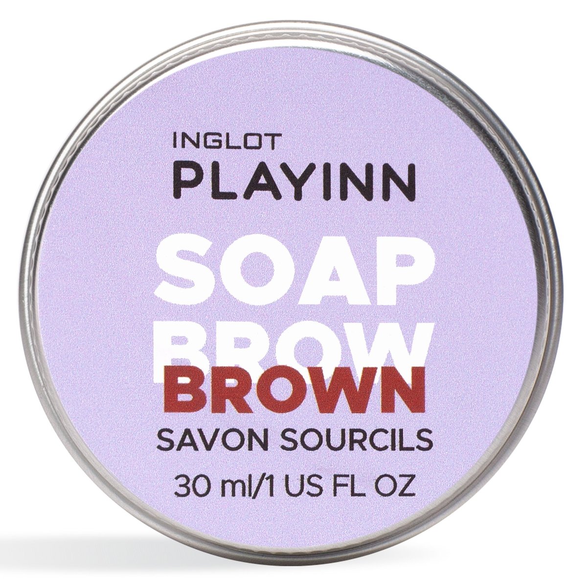 Inglot Playinn, Mydło Do Brwi Soap Brow, Brown, 30ml