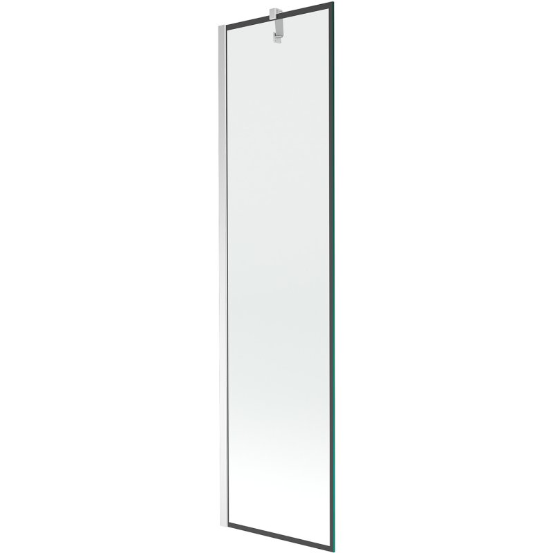 Mexen Next parawan nawannowy 1-skrzydłowy 50 x 150 cm, czarny wzór, chrom
