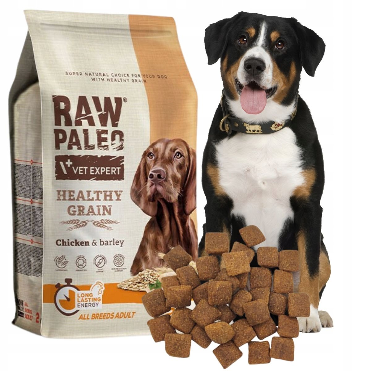 RAW Paleo GRAIN karma dla dorosłych z KURCZAKIEM
