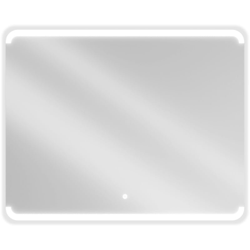 Zdjęcia - Lustro ścienne Mexen Nida lustro łazienkowe podświetlane 100 x 80 cm, LED 6000K, antypara 