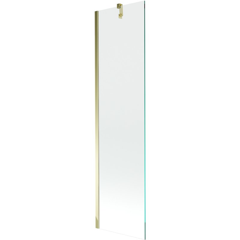 Mexen Next parawan nawannowy 1-skrzydłowy 50 x 150 cm, transparent, złoty