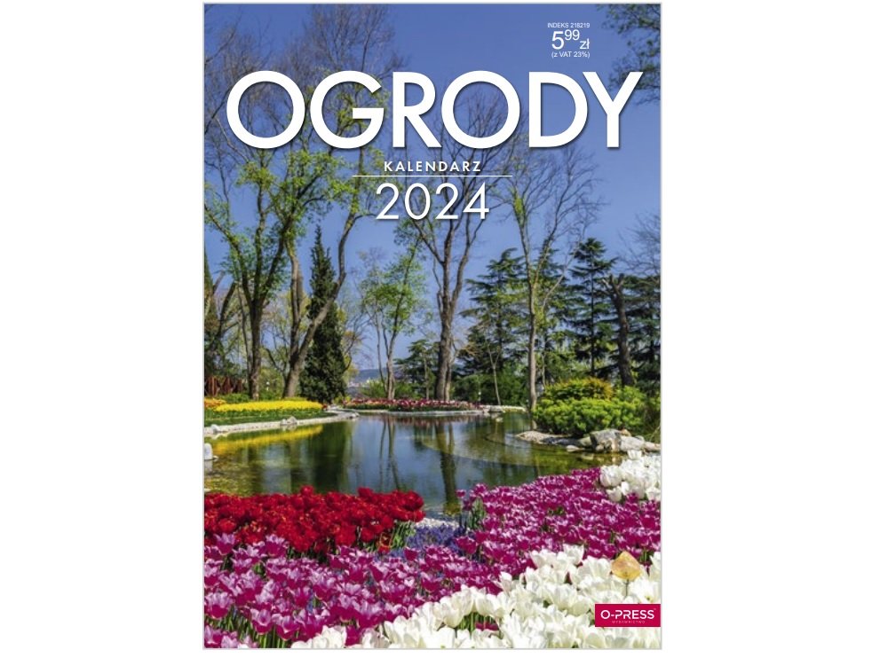 kalendarz 2024 ogrody