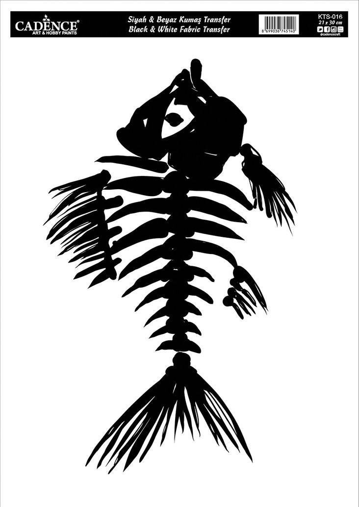 Transfer Na Tkaniny, Ryba Rozm. 21X30Cm