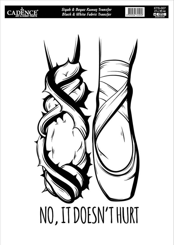 Transfer Na Tkaniny, Taniec Rozm. 21X30Cm Ktsb007