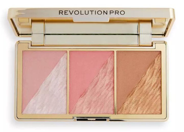 Revolution pro Revolution PRO Crystal Luxe Paleta do Konturowania Peach Royale RPRO-7209