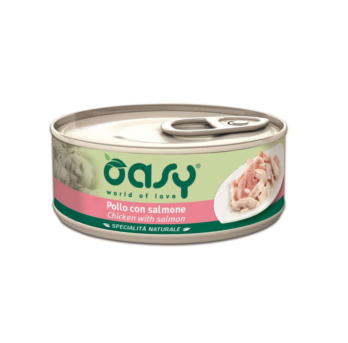 Oasy Natural 150 g karma mokra dla kota kurczak z łososiem 150 g