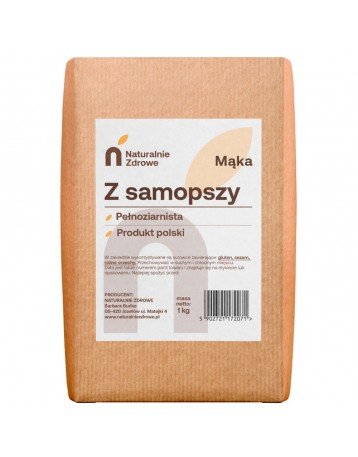 Mąka pełnoziarnista z Samopszy 1kg Naturalnie zdrowe