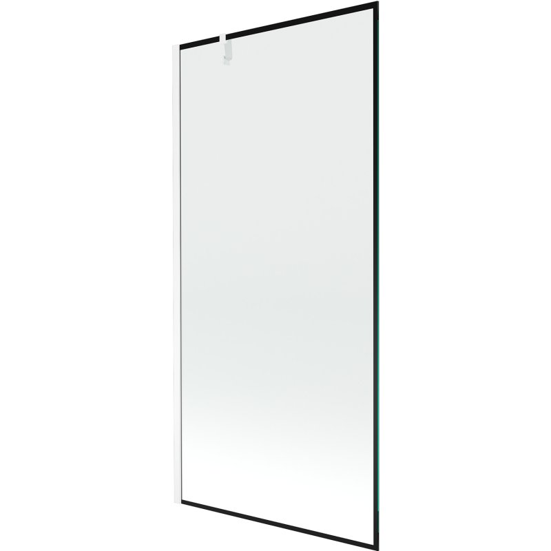 Mexen Next parawan nawannowy 1-skrzydłowy 90 x 150 cm, czarny wzór, biały