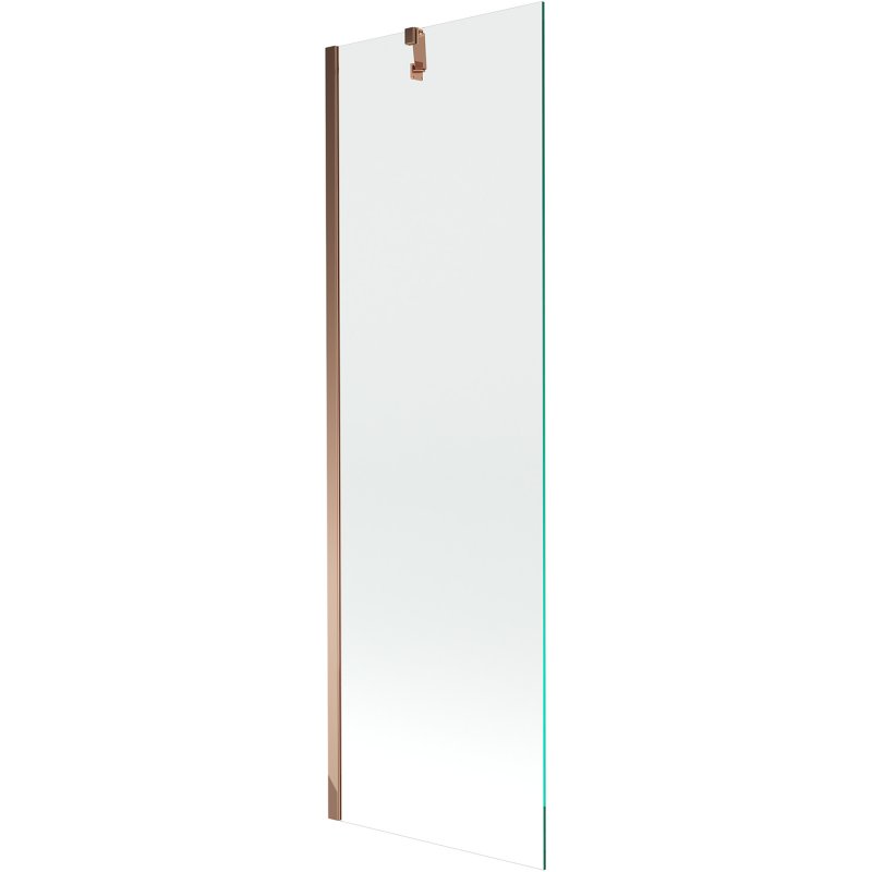 Mexen Next parawan nawannowy 1-skrzydłowy 60 x 150 cm, transparent, różowe złoto