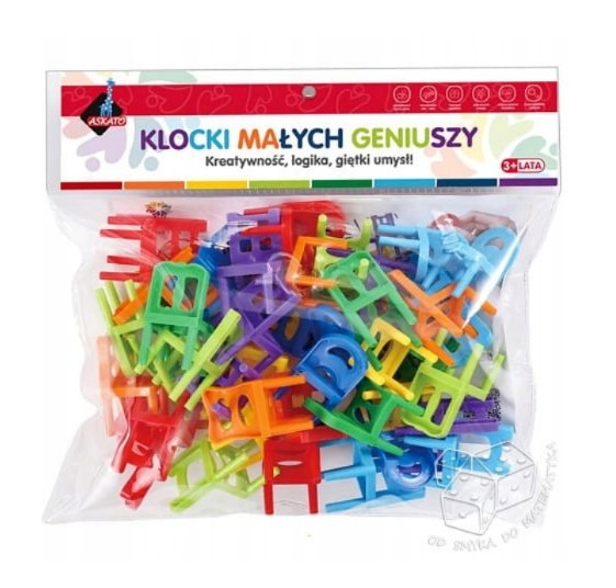 Klocki małych geniuszy Askato KRZESEŁKA