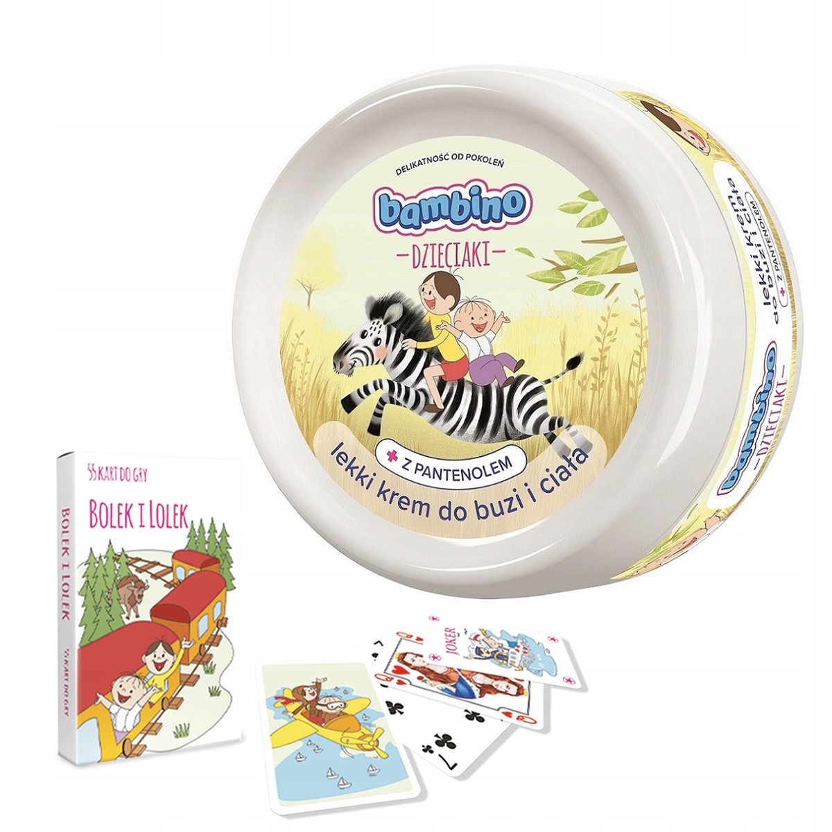 Krem Lekki Dla Dzieci Bambino Dzieciaki + Karty Do Gry