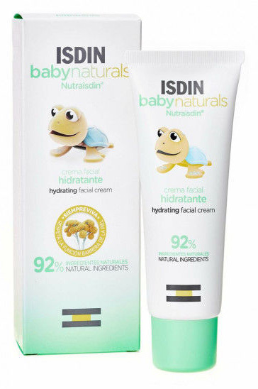 Krem do twarzy dla dzieci Isdin Baby Naturals Moisturising Face Cream 50 ml