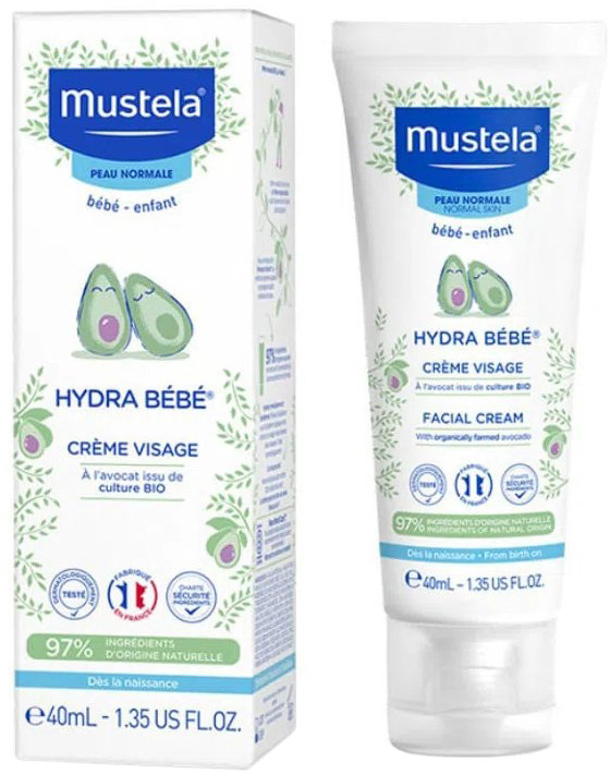 Krem do twarzy dla dzieci Mustela Hydra Bebe Facial Cream 40 ml