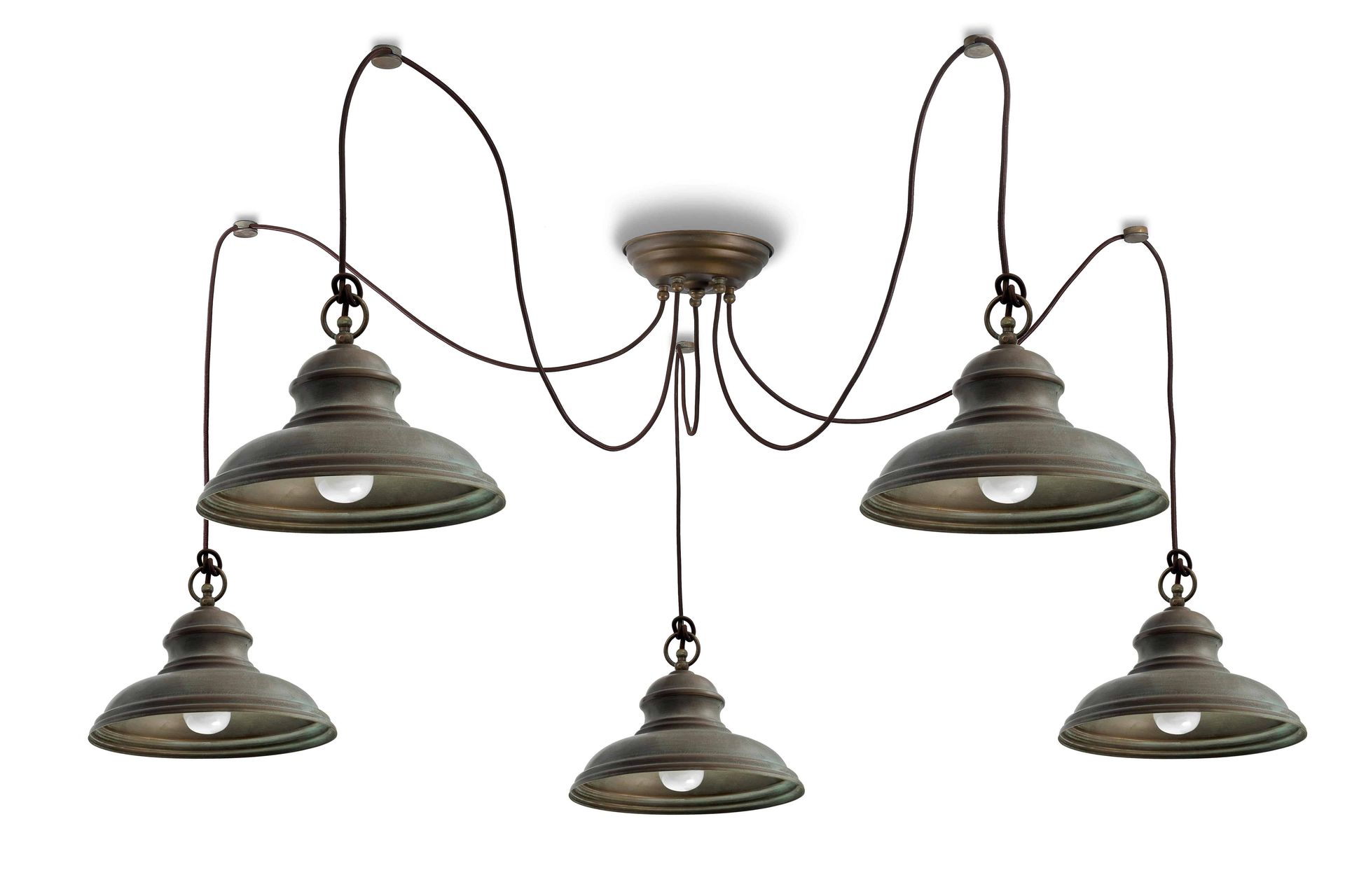 Lampa loft wisząca MILL 1780.6L - Moretti Luce