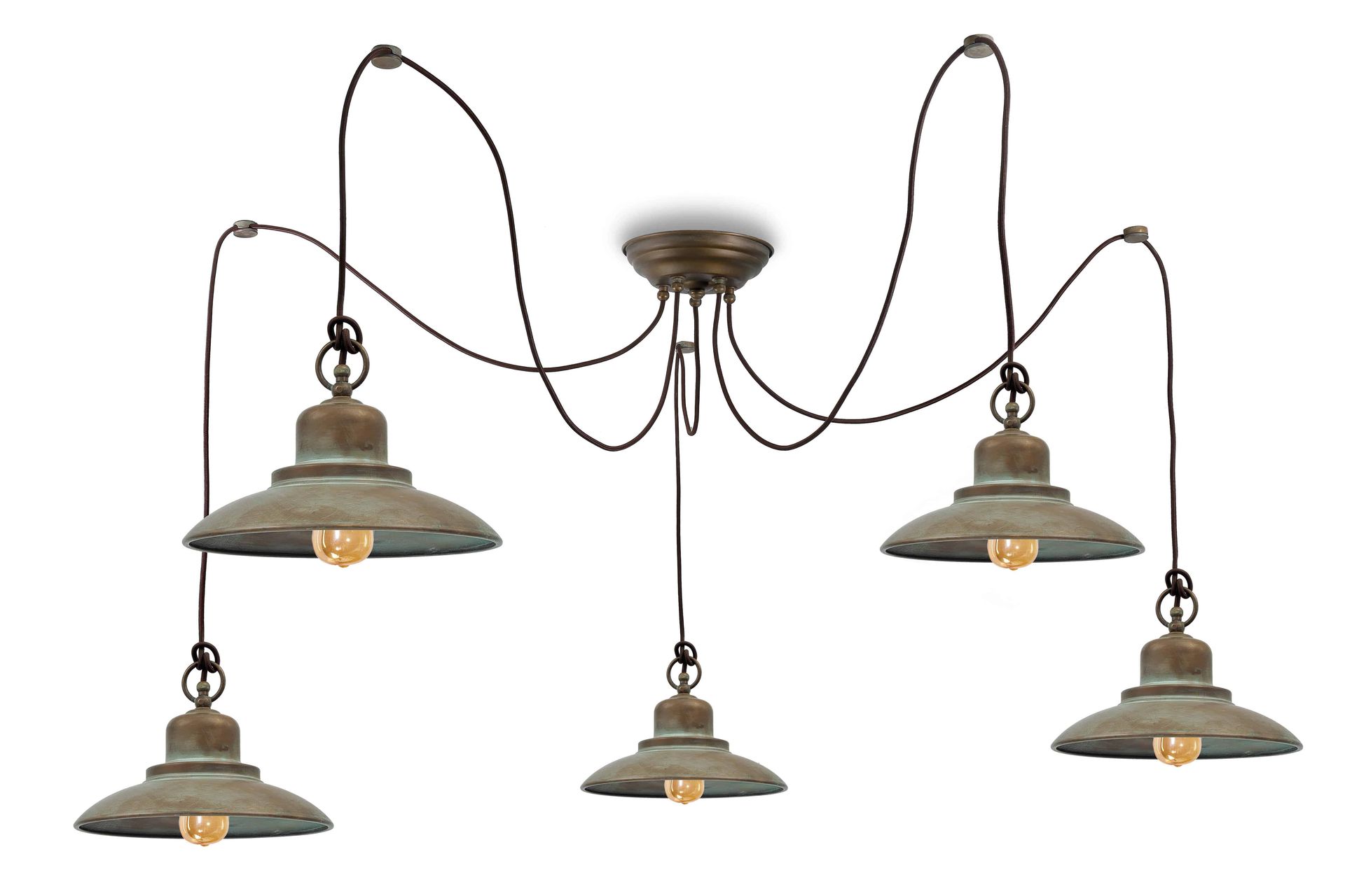Lampa loft wisząca PATIO 1697.2L - Moretti Luce