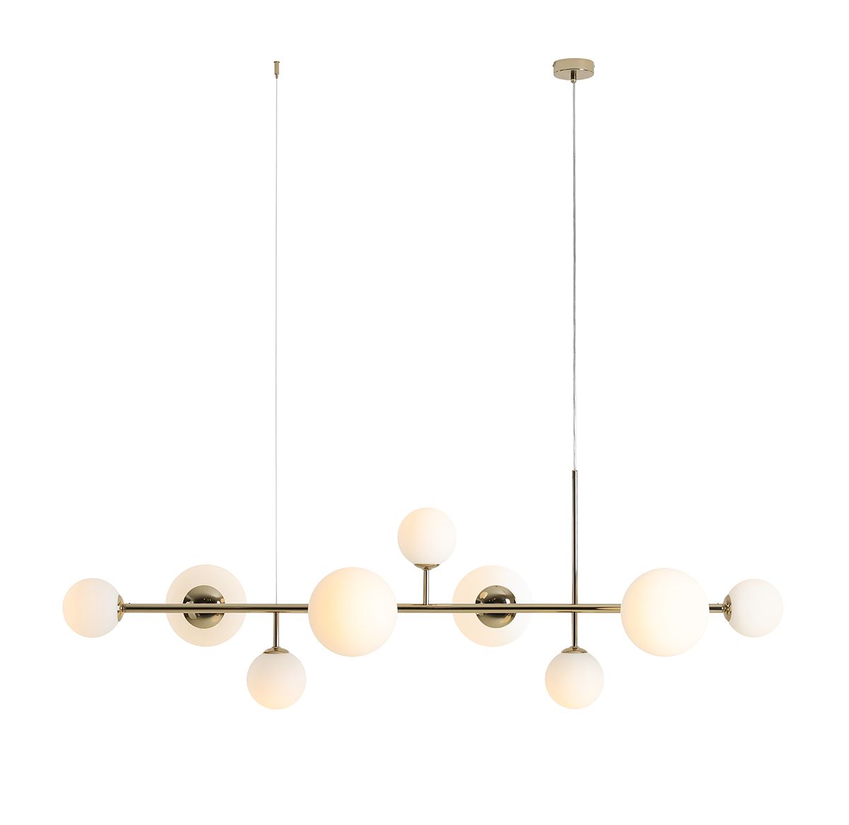Lampa wisząca DIONE 9 GOLD 1092N30 - Aldex
