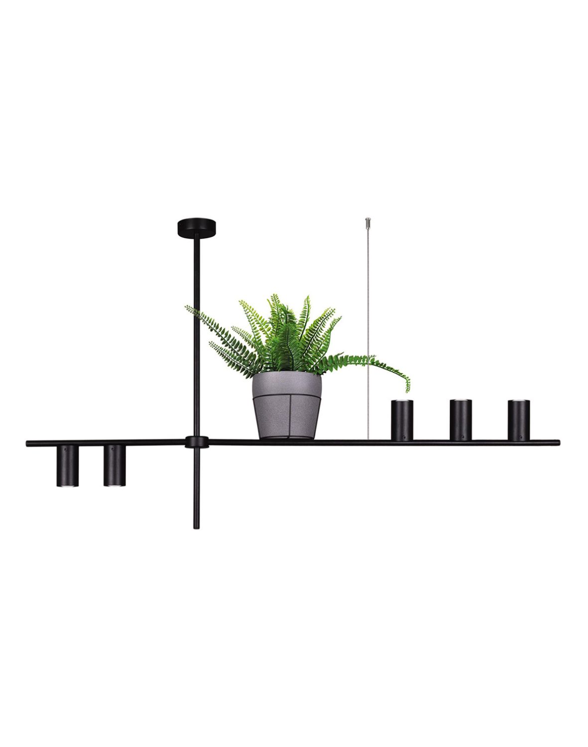 Lampa wisząca z kwietnikiem Rocco K-4756, lampa sufitowa, loftowa
