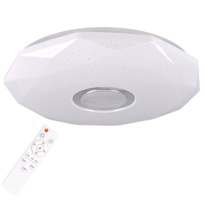 Polux Plafon śr 76cm DIAMOND 80W 6800lm z pilotem SANICO 313553