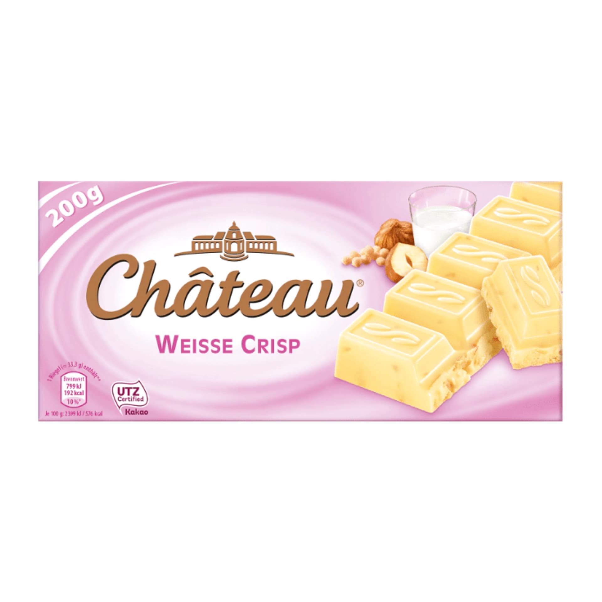 Choceur Weisse Crisp - Czekolada Biała z Orzechami 200 g