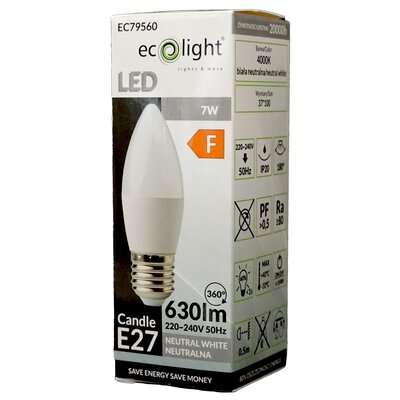 Żarówka LED ECOLIGHT Candle EC79560 7W E27