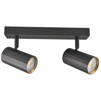 Lampa sufitowa GOLDLUX Nicea 2 323422 Czarno-złoty