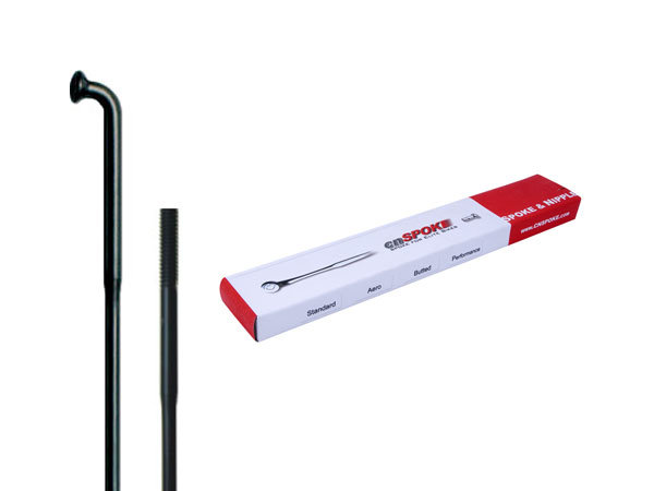 CnSpoke, Szprychy rowerowe, DB454 2.0-1.8-2.0, czarny, 290 mm, 144 szt.