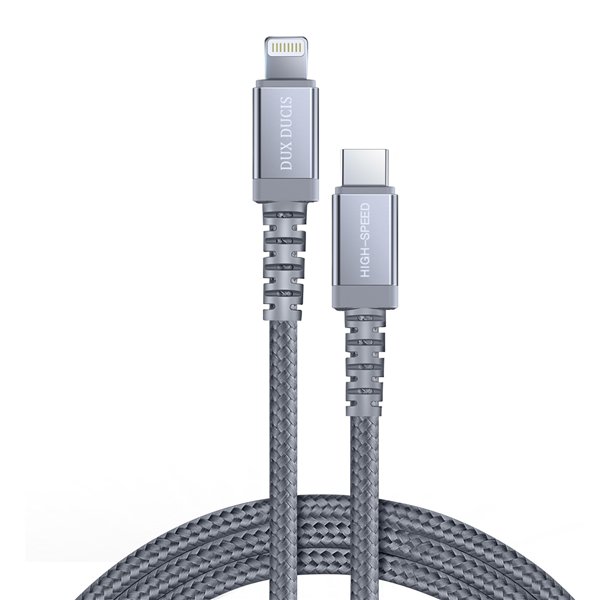 Dux Ducis Dux Ducis Space MFI kabel USB-C Lightning 1m 3A GREY ducis_20191213165516