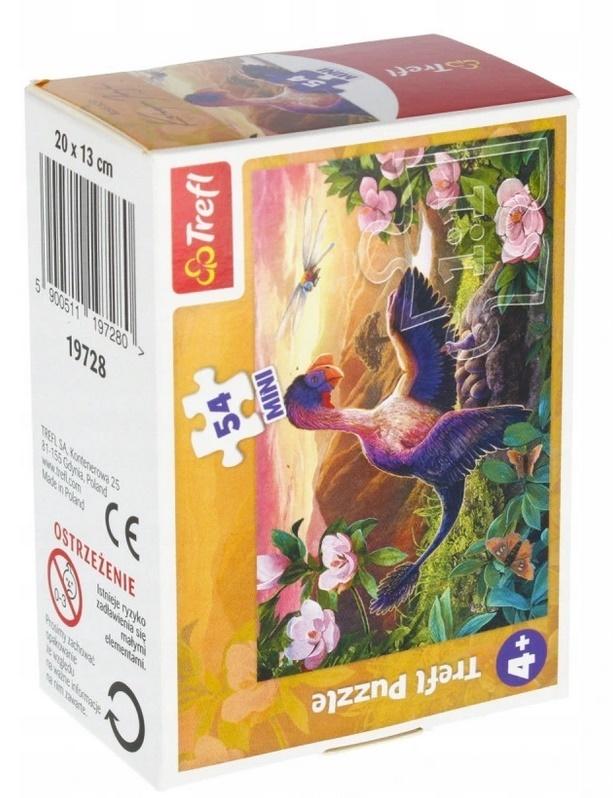 Trefl PUZZLE 54EL 19728 MINI NIESAMOWITE DINO PU 19728 TR