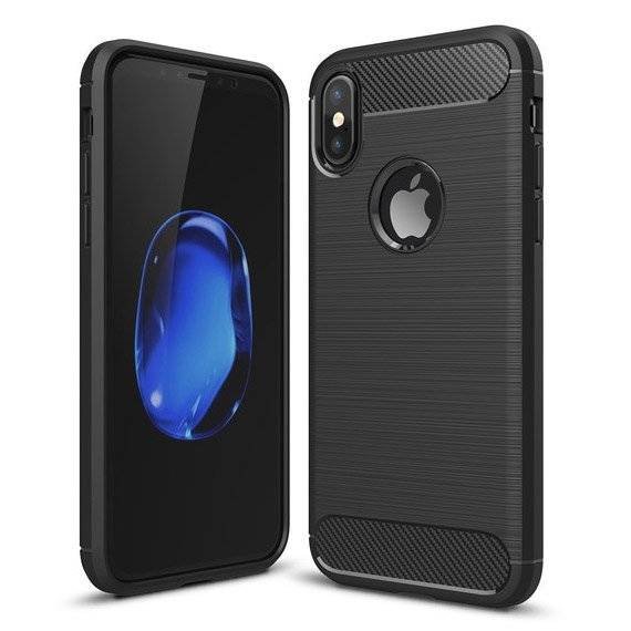 Etui Karbonowe Carbon Case iPhone XS / X Czarne 20181109161458_20181228160817